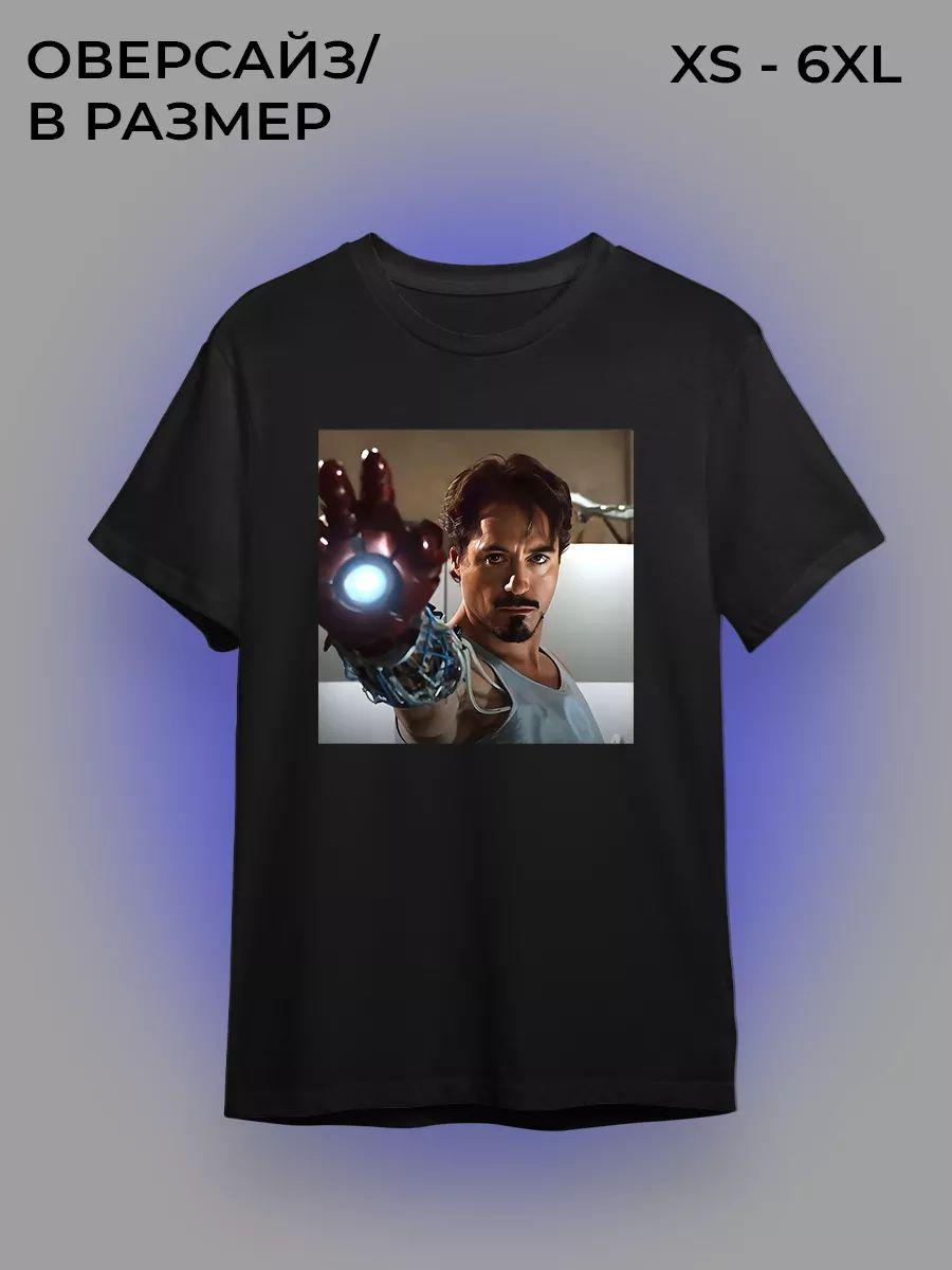 Iron Man print T-shirt XL