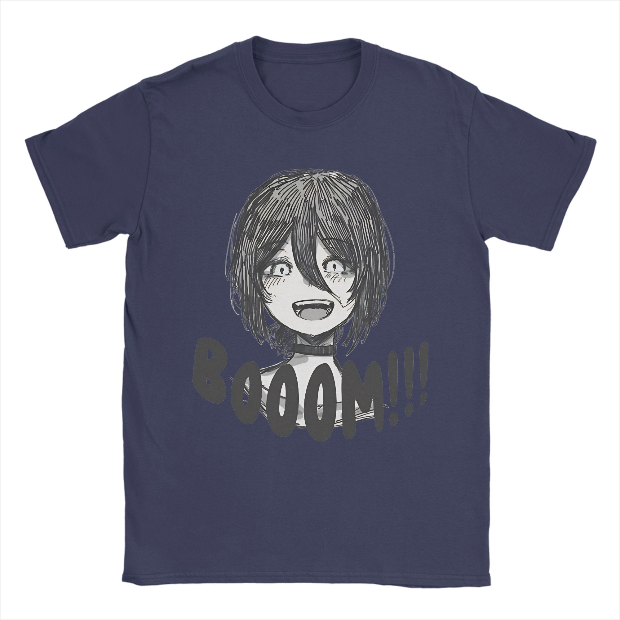 

Chainsaw Man Reze T Shirts for Men 100% Cotton Crazy T-Shirts O Neck Tee Shirt Short Sleeve Clothing 4XL 5XL 6XL 4XL