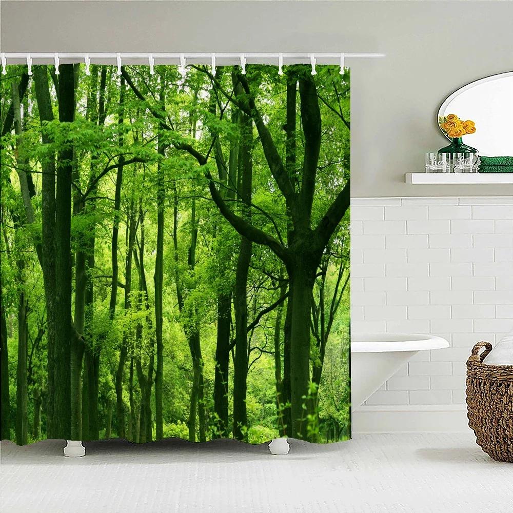 

Old Vintage Wood Door Waterproof Shower Curtains Retro Bathroom Decor Hanging Curtain Set Bath Screen Home Decoration Wall Cloth W60H190(CM)-1 Pcs