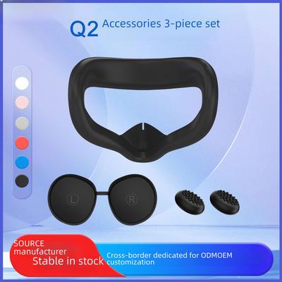 Oculus Quest 2 Siliconen Masker, Lensbeschermer & Rocker Cap VR Accessoires