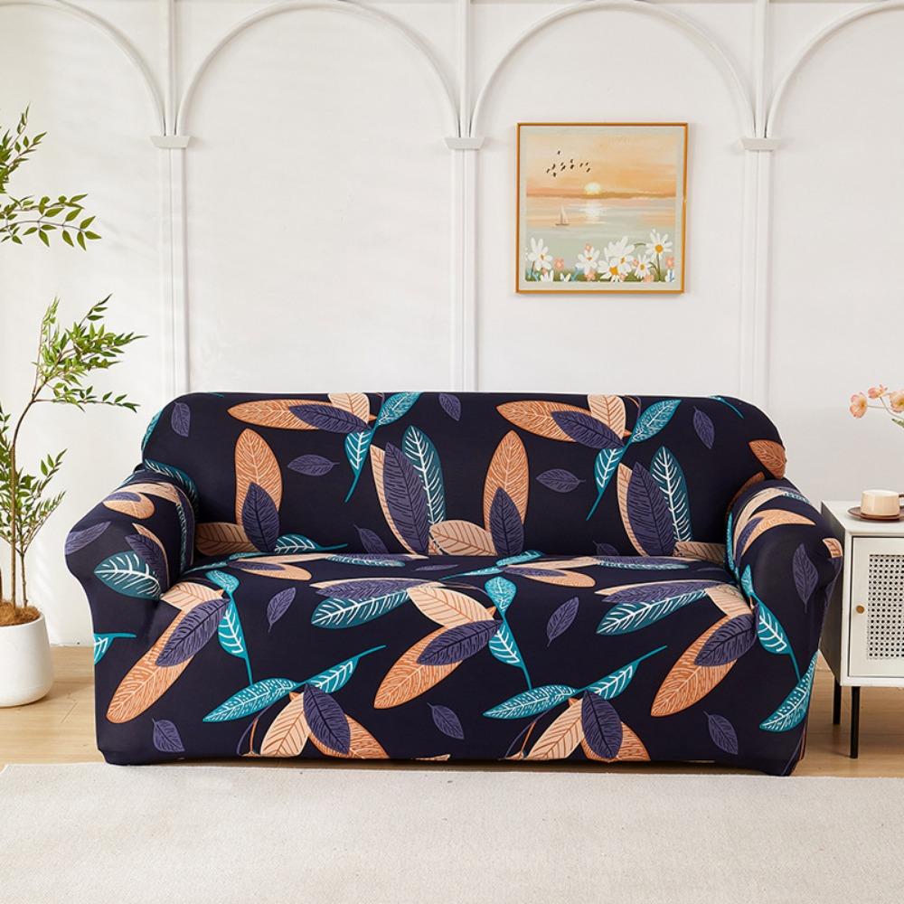 Elastic Printed Sofa Cover Universal Stretchable Slipcouch Protector Furniture Protector