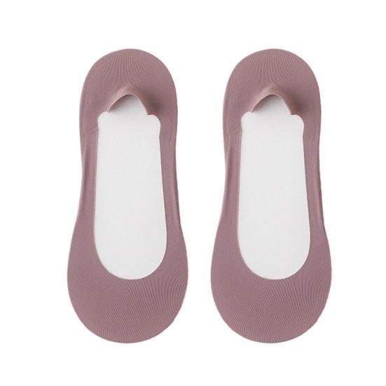 1 пара женских низких носков-вкладышей, нескользящие, дышащие, впитывающие пот, невидимые носки, летние, эластичные, однотонные, незаметные