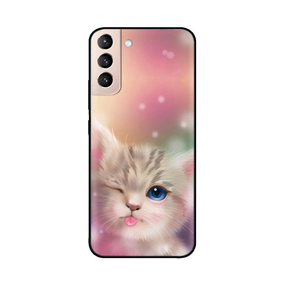 Silicone Case For Samsung Galaxy S21FE Case S21 Ultra 5G Soft TPU Phone Case S21 FE Fundas For Samsung S21 Plus s21+ S 21 Cover