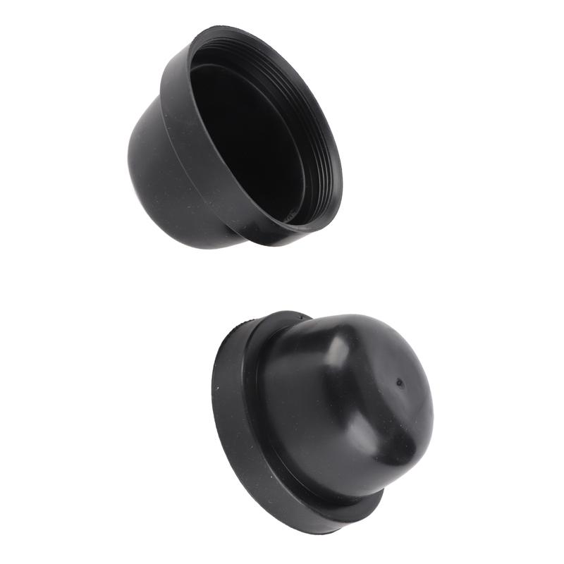 2 Pcs 70mm High-Quality Rubber Headlight Cover Waterproof Dustproof Sealing Cap Universal Fit for Car LED HID Bulb Retrofit