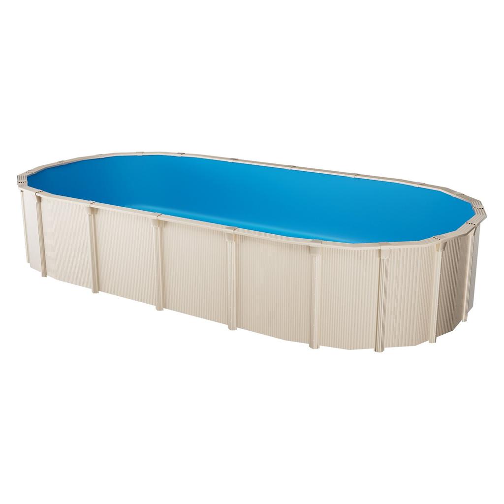 VEVOR Oval Pool Liner, 22 X 12.3 Ft, Swimming Pool Liner, Standard Gauge, Durable Vinyl Pool Liner, Overlap Style