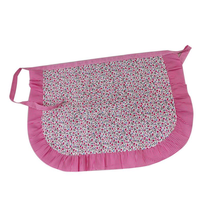 Unisex Apron Half Waist Floral Shaped Home Cooking Apron Kitchen Accessories