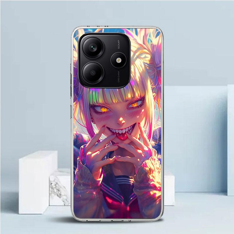 Himiko Toga My Hero Fashion Phone Case For Xiaomi Redmi Note 15 14 14S 13 12S 12 Pro Plus 11S 11 11T 11E 10S 10 + Soft TPU Back