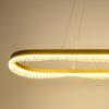 Lampa Wisząca Nowoczesna Złota Dekoracyjna Led 45W Preciosa Milagro