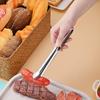 Zhi Shi Small Stainless Steel Food Tongs - 5 Pack