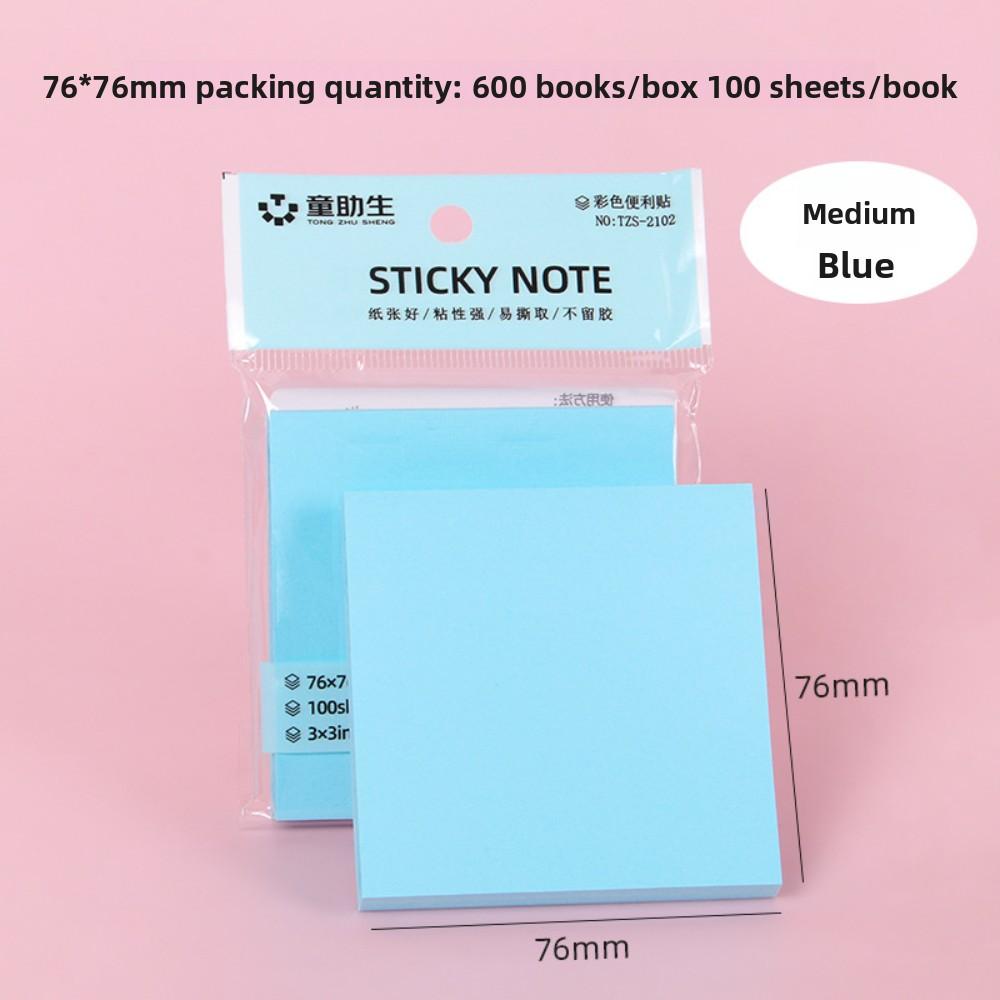 100pc/color Post-it Notes, Cute Sticky Notes, Office Stationery Sticky Notes, Can Be Torn
