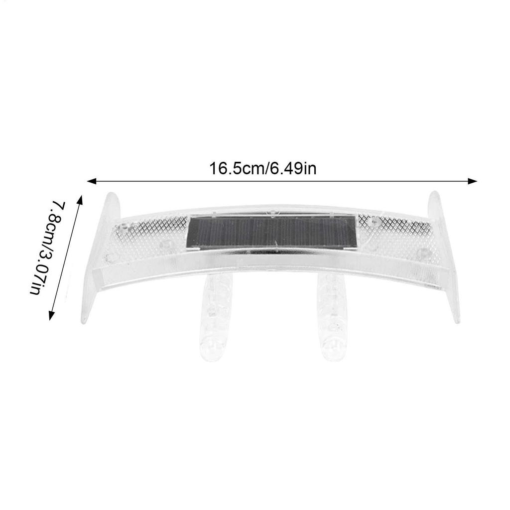 LED Tail Light For Car All-Weather Safe Driving Solar Power Car LED Tail Light For Sedan Truck RV Night Riding Commuting Travel