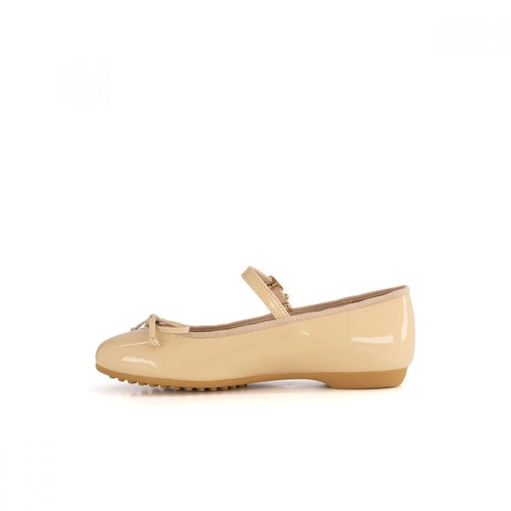 Tandy Women Flat Shoes Ivory J1586v
