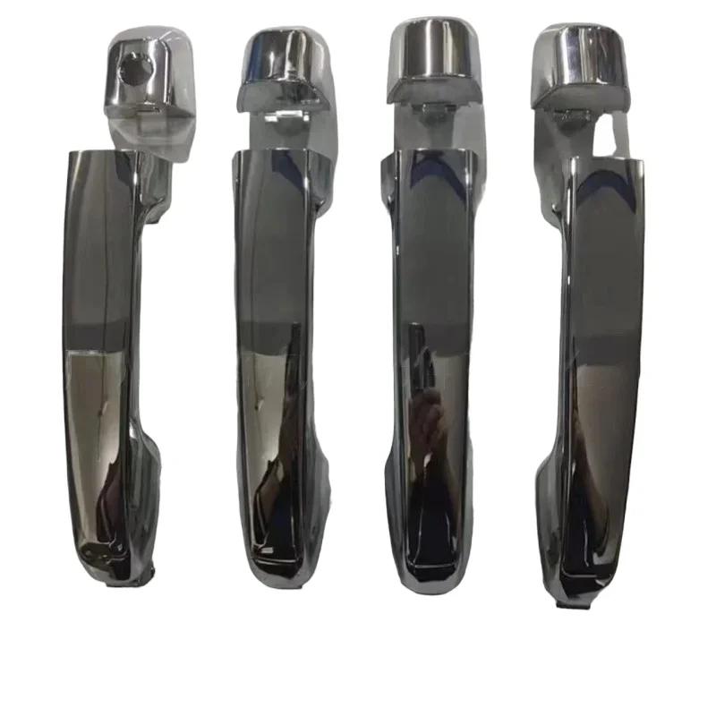 69211-60090 For Toyota Prado Landcruiser 4 Runner 2010-2017 Car Exterior Outer Door Handle Moulding Cover Trim Sticker Frame серебряный