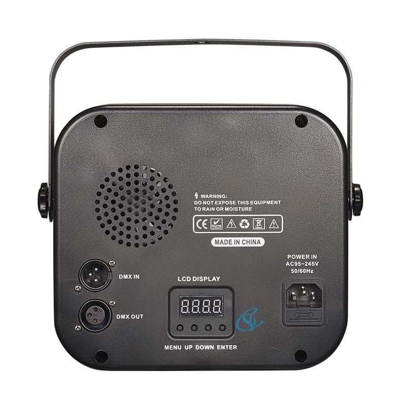 36W RGBW LED DJ Disco Sound Activated Stage Effect Lighting Party Holiday Club Pattern Strobe  Lights With Remote Control