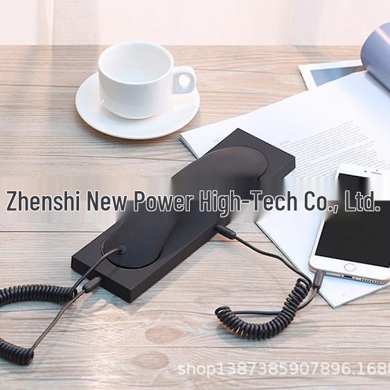Retro Creative Mobile Phone & Computer Voice Headset Microphone in Landline Style