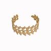 New niche versatile simple bracelet with branches and leaves, high-end opening simple trendy decoration