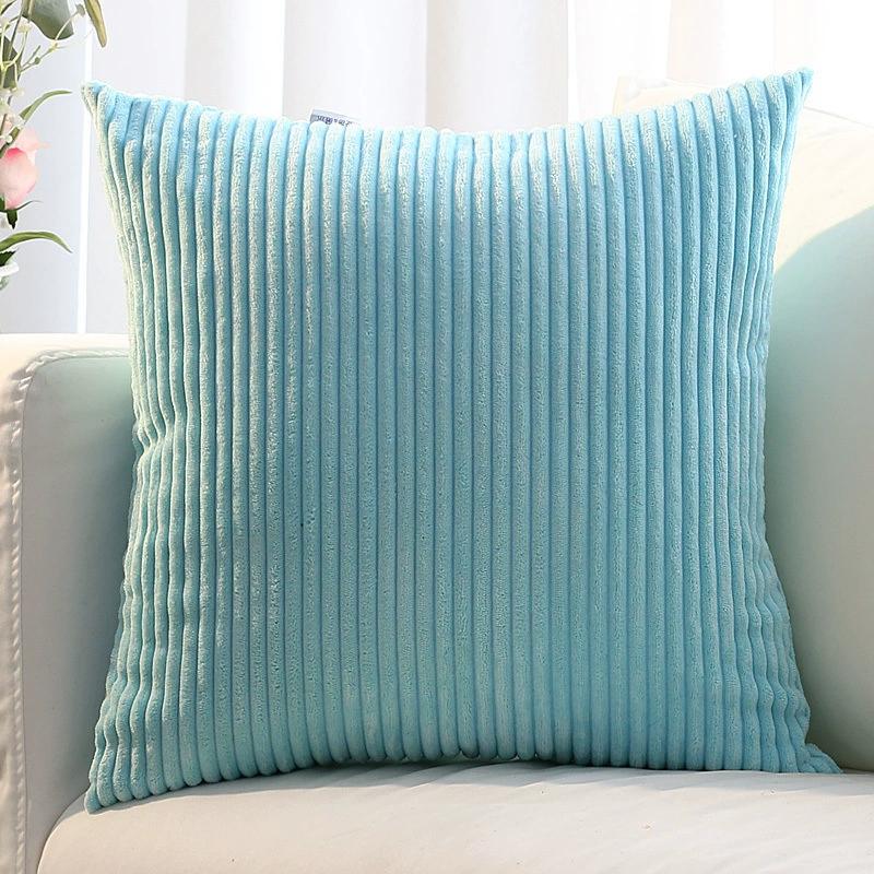 Mjuk Plysch Flanell Kuddfodral Manchestertyg Kuddfodral 40X40 45X45 50x50cm Fluffigt Soffkuddfodral för Soffa Vardagsrumsinredning