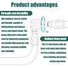 3/1PCS Hose Reel Swivel with Grease Zerk Heavy Duty Hose Reel Parts Fitting 1/2inch MXF High Pressure Swivel Connector