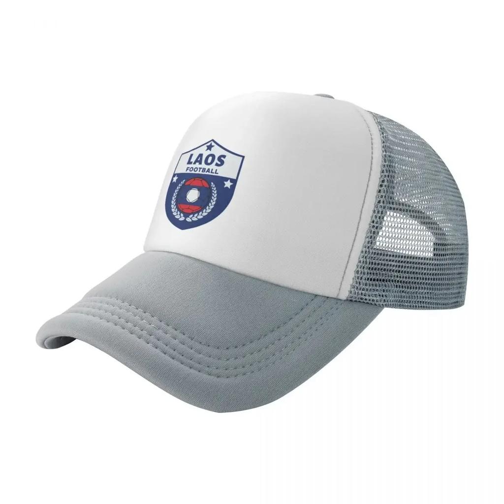 Laos Football Baseball Cap Bobble Hat Beach Outing Trucker Cap Hats Woman Mens