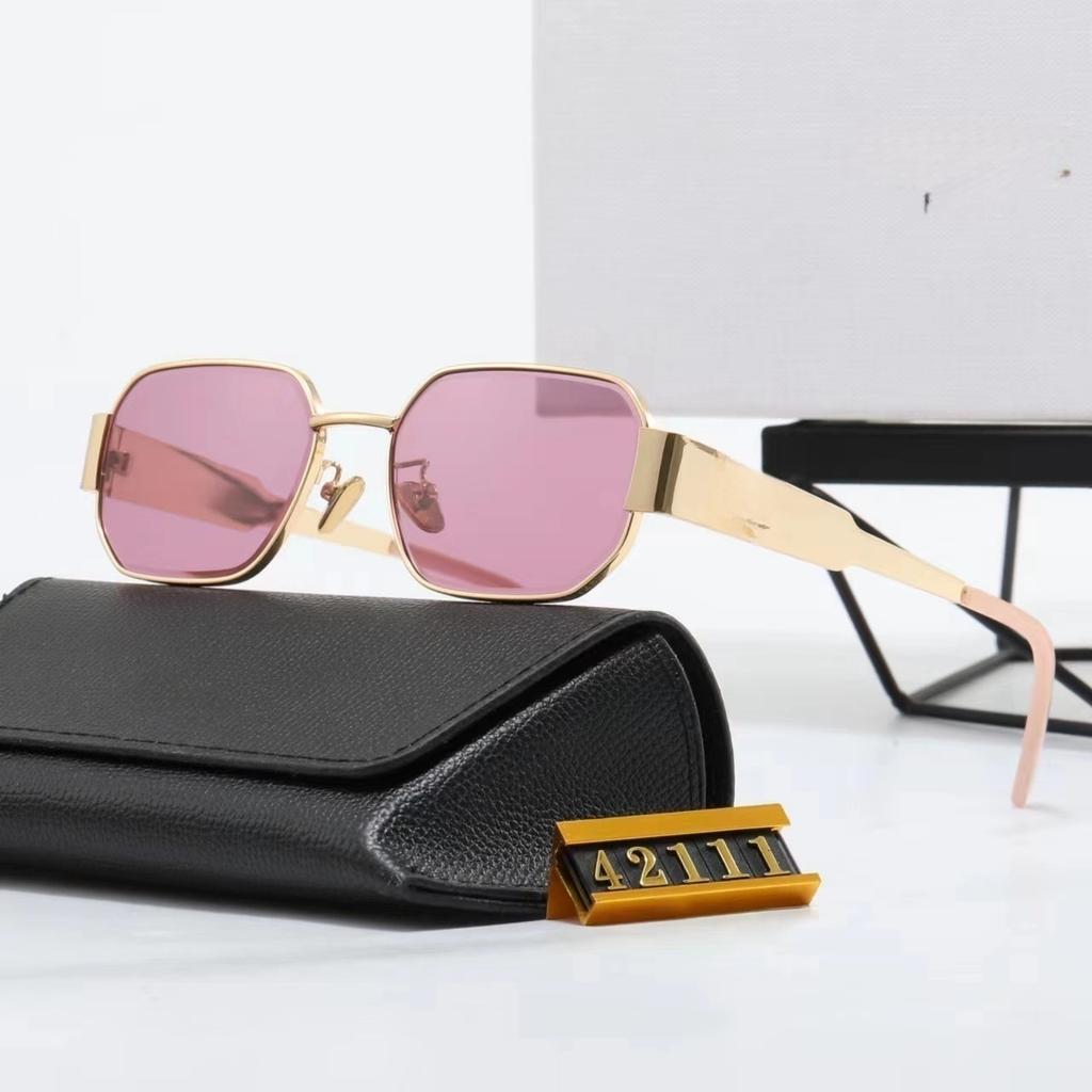 New ancient polygonal metal sunglasses, advanced sense UV protection, European and American fashion sunglasses for men and women