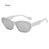 Square Cat Eyes Sunglasses Unisex Shade Sun Glasses Rivet Personality Punk Style for Women And Men