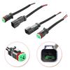 Car Deutsch DT Pigtail Kit Professional Male Female Connector Adapter Wiring Harness for LED Work Light Bar
