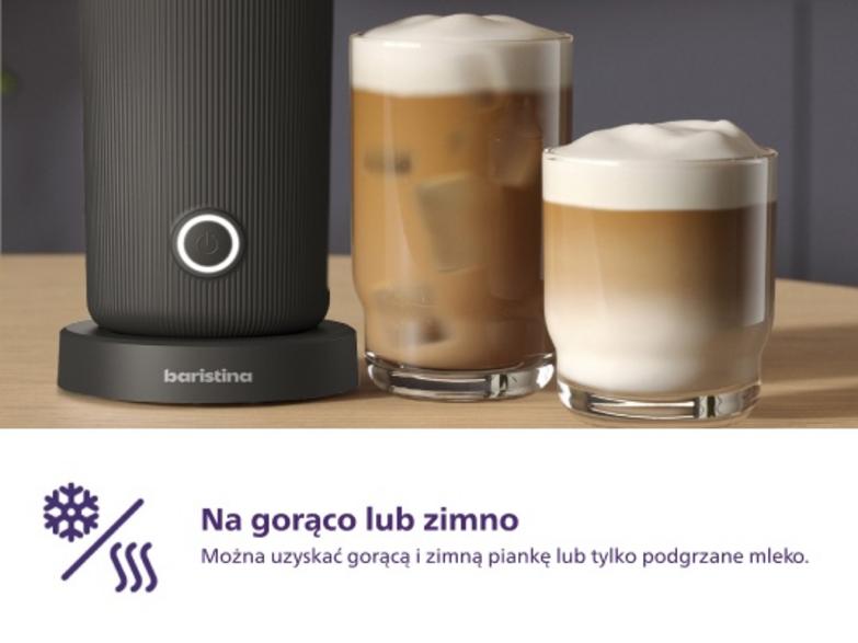 Philips milk frother for baristina bar311/60 espresso machine, black