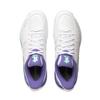 New LiNing Anti-Slip Wear-Resistant Breathable Lightweight Low-Top Badminton Shoes Unisex White Purple AYZU017-1