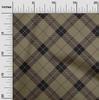 oneOone Cotton Flex Fabric Tartan Check Print Fabric By The Yard 40 Inch