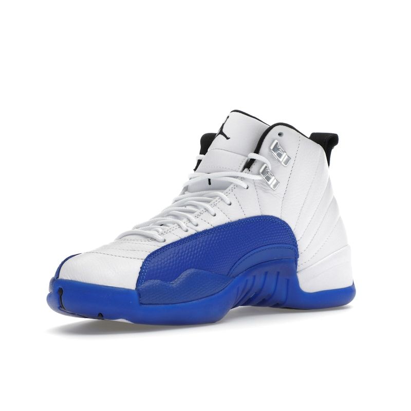 Air Jordan 12 Retro Blueberry Men Sneakers White Black Game-Royal CT8013-140