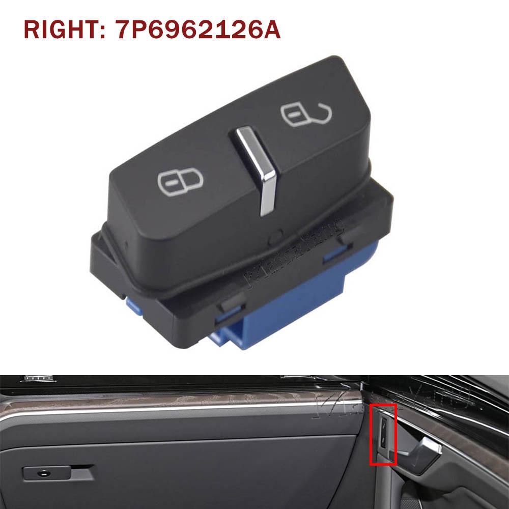 7P6962125A Door Central Locking Switch Button For VW Touareg 2011 2012 2013 2014 2015 2016 2017 2018 Door Lock Switch 7P6962126A