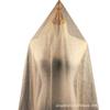 Silver Mesh Sequin Tulle Evening Gown Veil & Wedding Decoration Fabric