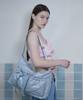 Trimarch Puffy Bow Shoulder Bag / Light Blue
