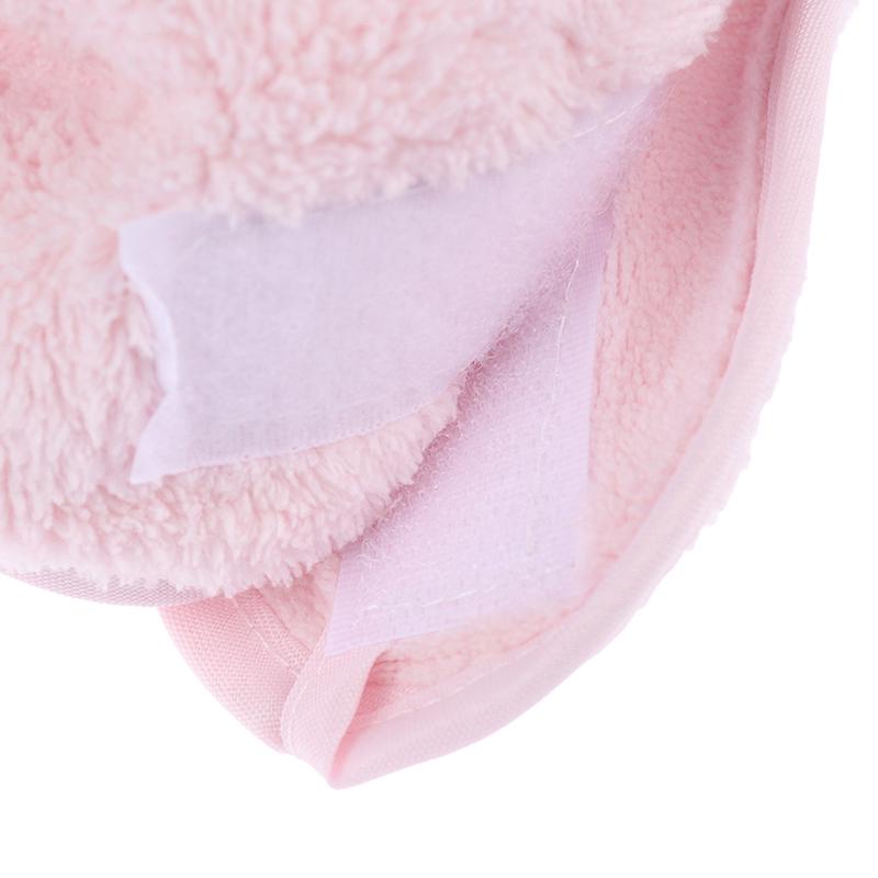 Adjustable Facial Hairband Makeup Head Band Toweling Hair Wrap Shower Cap Towel