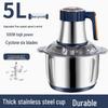 KunYue 5L Electric Meat Grinder with Stainless Steel Bowl