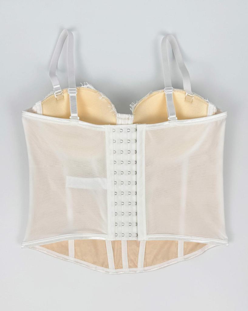 Spicy Girl Lace Camisole: Black Boning Autumn/Winter Inner Wear with Chest Pads, Beautiful Back Design