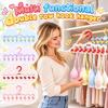 Foldable Wall Hook Rack Double-Row Hooks Rotating Hanger Organizer New Hanger Rack  Lingerie