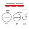 999 Silver Simple Round Stud Earrings for Women