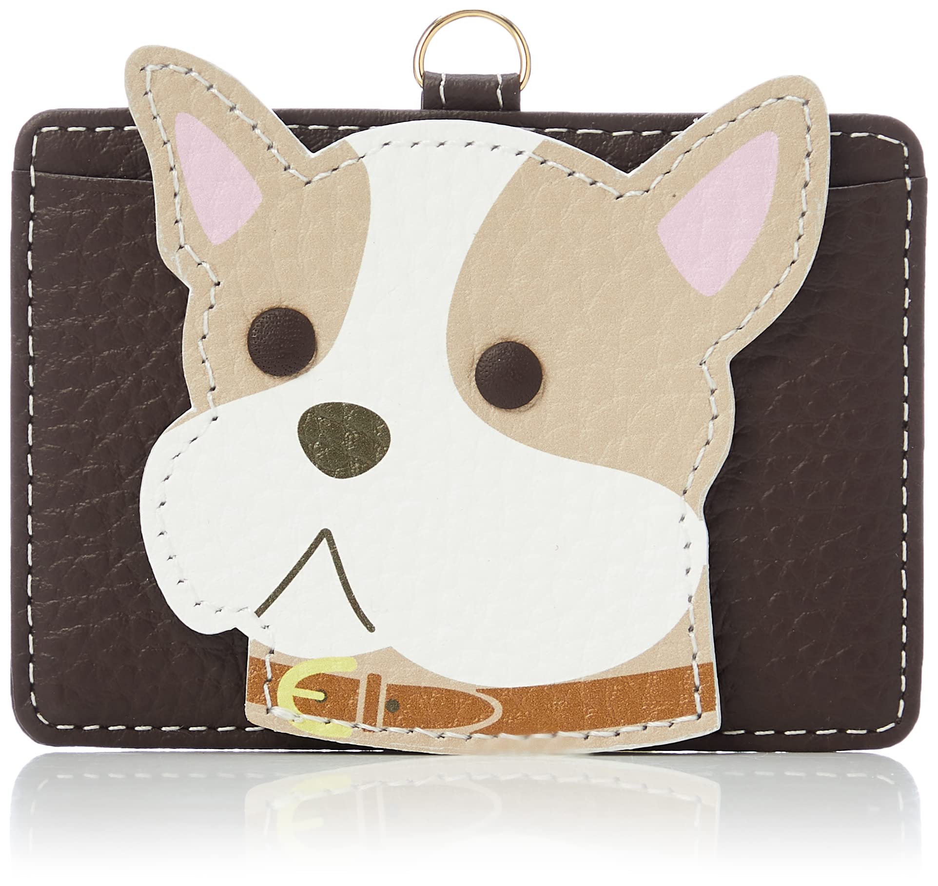 

Dog Pass Case PH0713 Chocolate 62623 [Kitamura] Women s (French Bull) [Brown]
