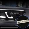 3D Metal Emblem Sticker Car Interior Decoration Styling Decals For LS LC RZ IS350 ES300 GS350 CT200h LX570 RX500h UX260 LM