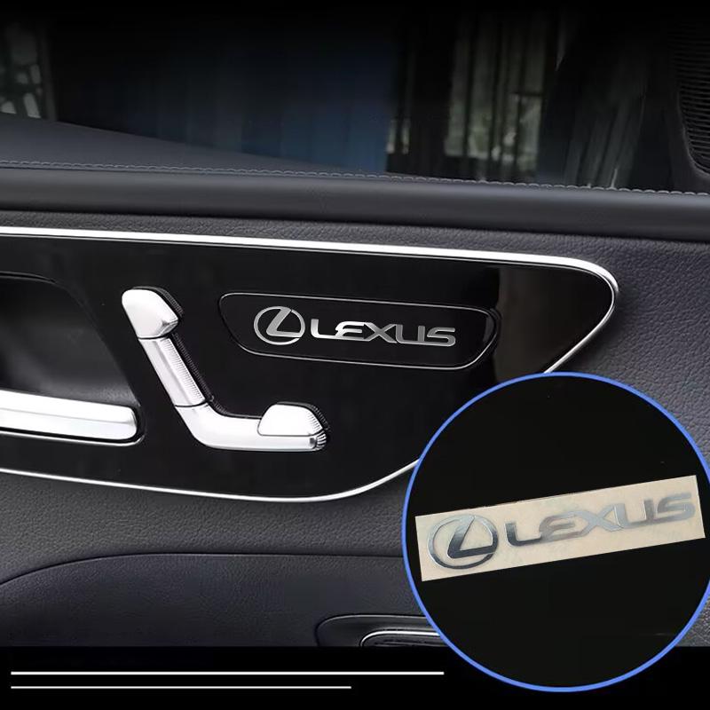 Autocollant Emblème Métallique 3D Décoration Intérieure de Voiture Styling Autocollants Pour Lexus LS LC RZ IS350 ES300 GS350 CT200h LX570 RX500h UX260 LM