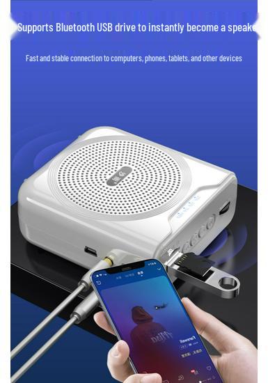 BeeSpeaker: Wireless Bluetooth Microphone for Teachers, Tour Guides, Lecturers - Classroom & Lecture Audio Amplifier