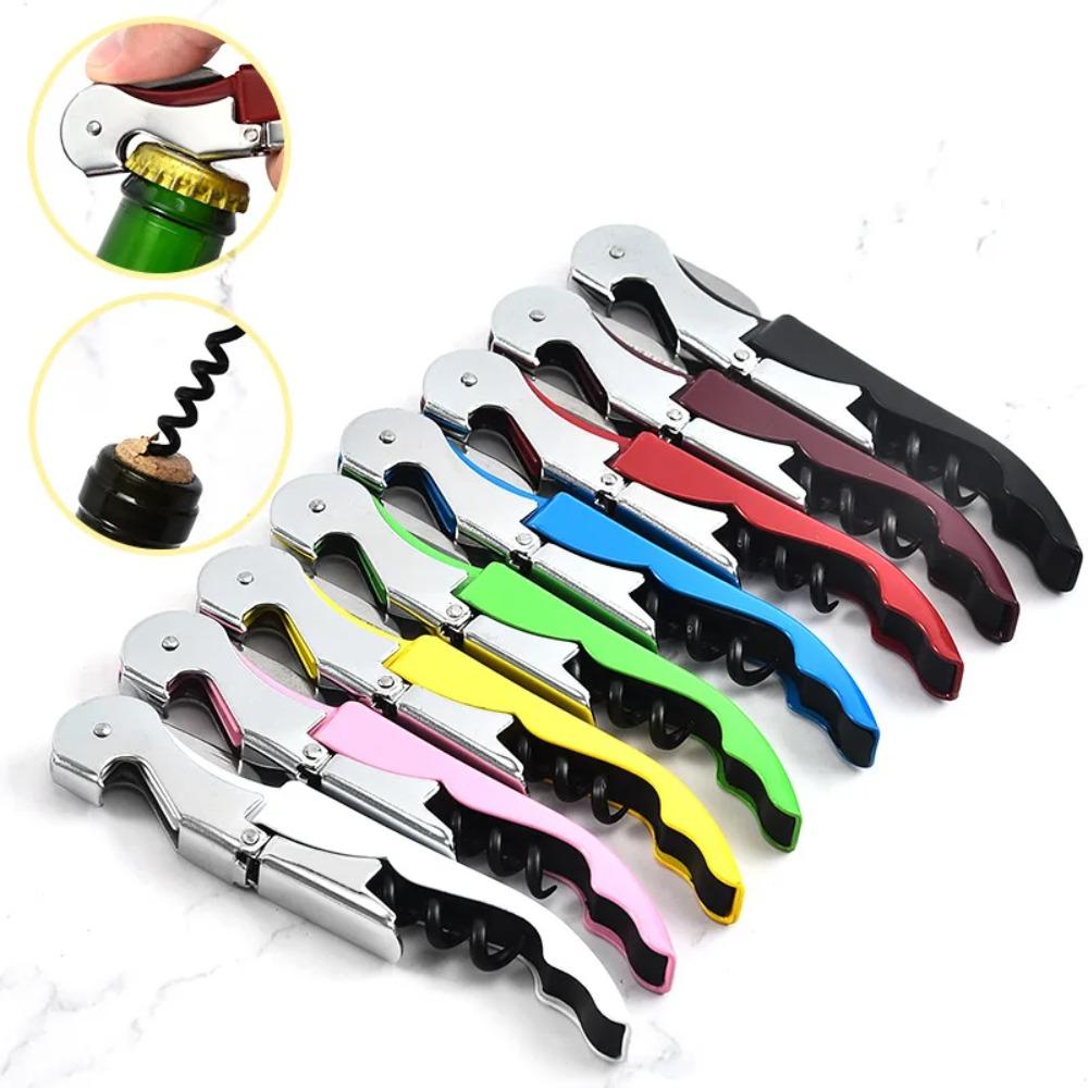 Seeqs Blue Multifunction Wine Screw Corkscrew Opener Household Accessories Wine Champagne Grape Wine Beer Bottle Opener
