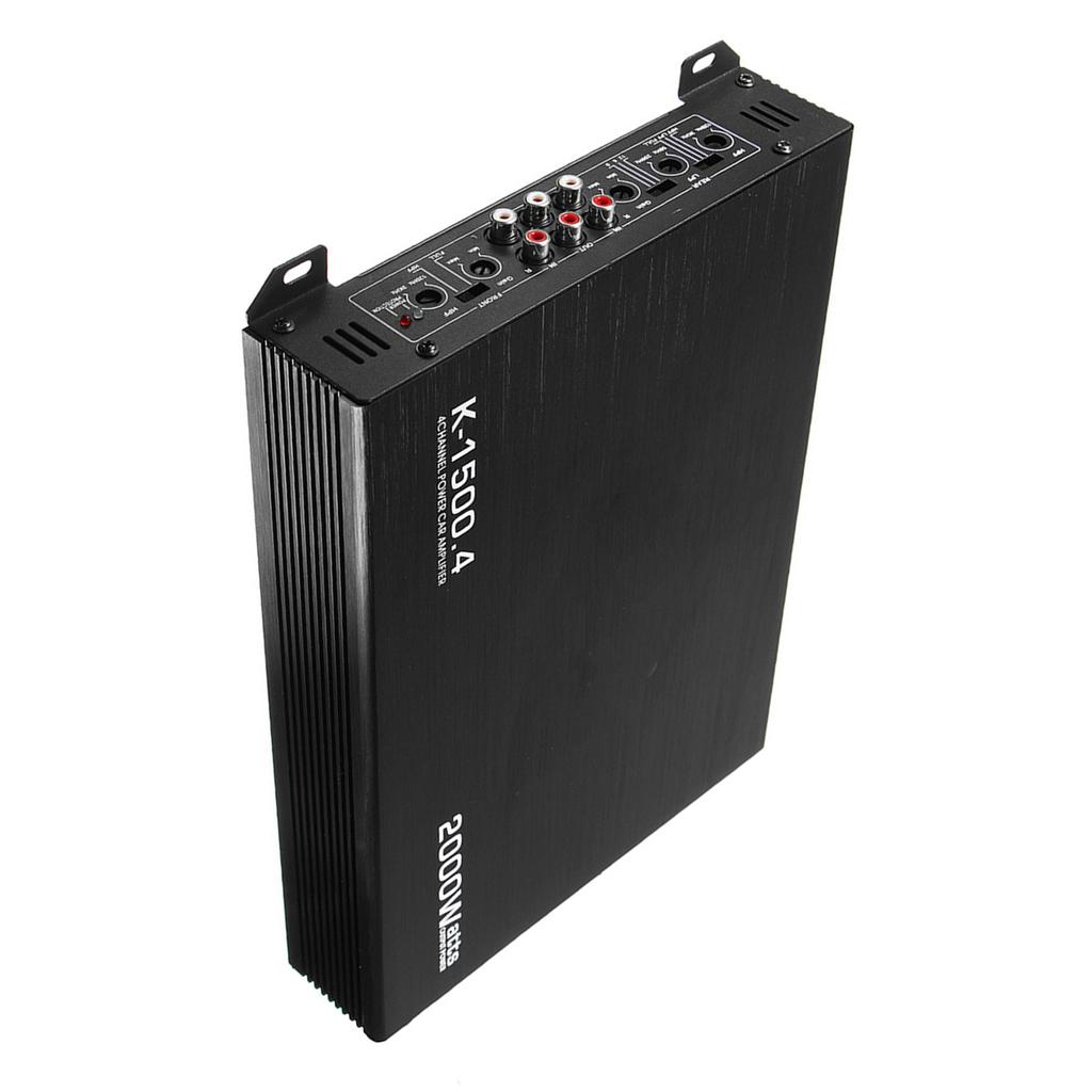 4 Channel Car Audio Amplifier 2000W High Power Amp. 12 V Four Way Stereo Power Amplifier Class A B
