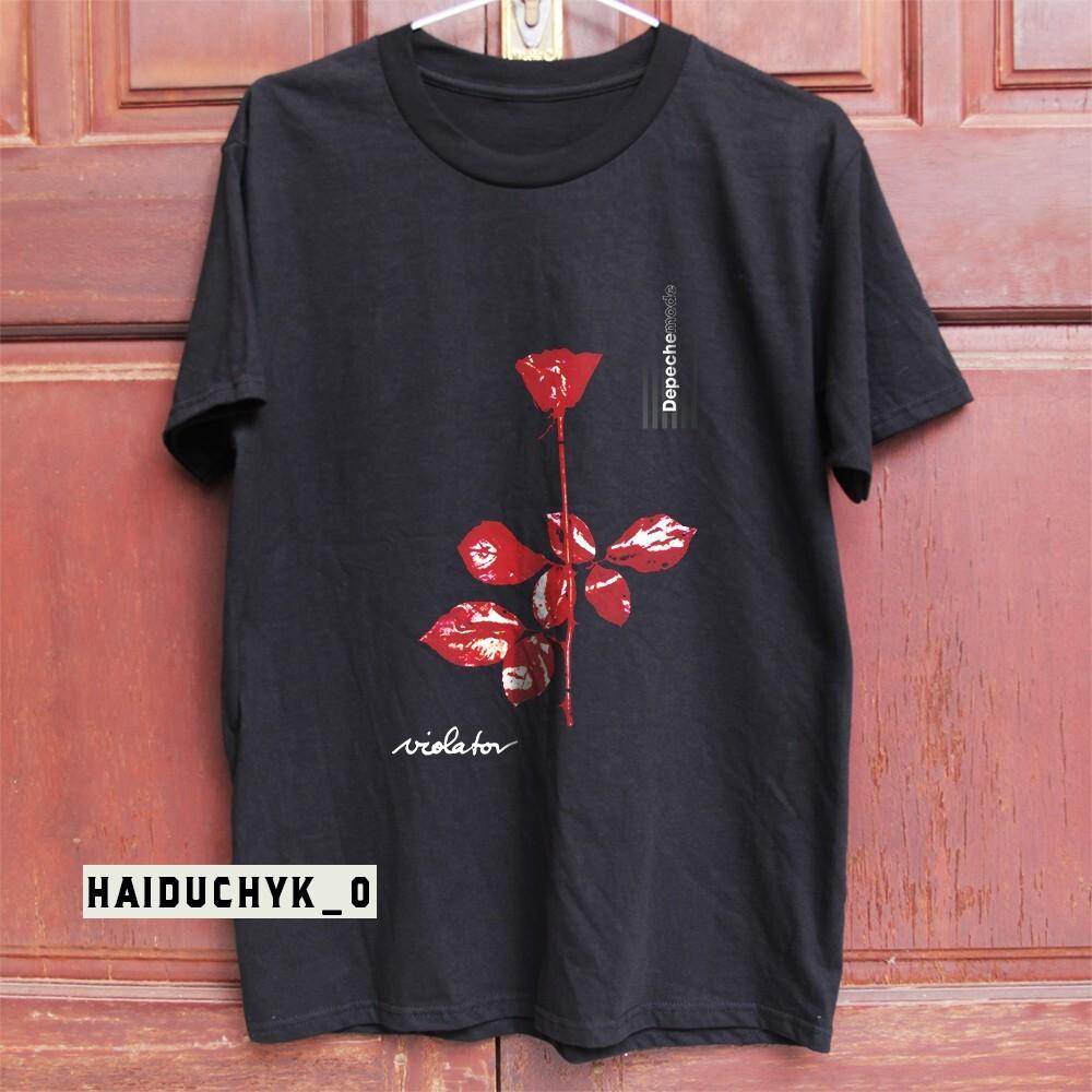 Depeche Mode Violator Унисекс Черная Футболка Размер S-5XL Унисекс Футболка S