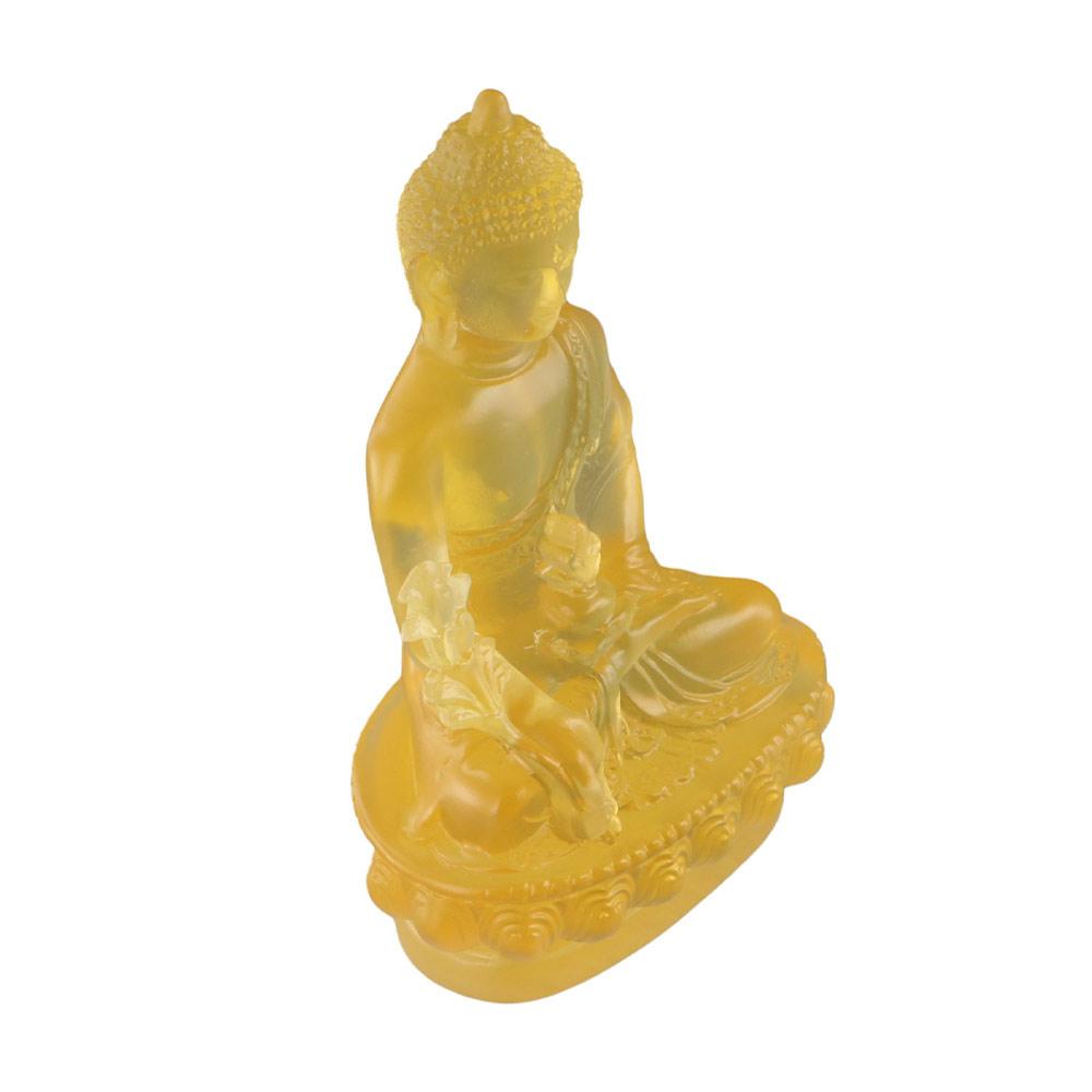 Thai-style Medicine Buddha Statue Resin Craft Pharmacist Buddhist Sculpture Temple