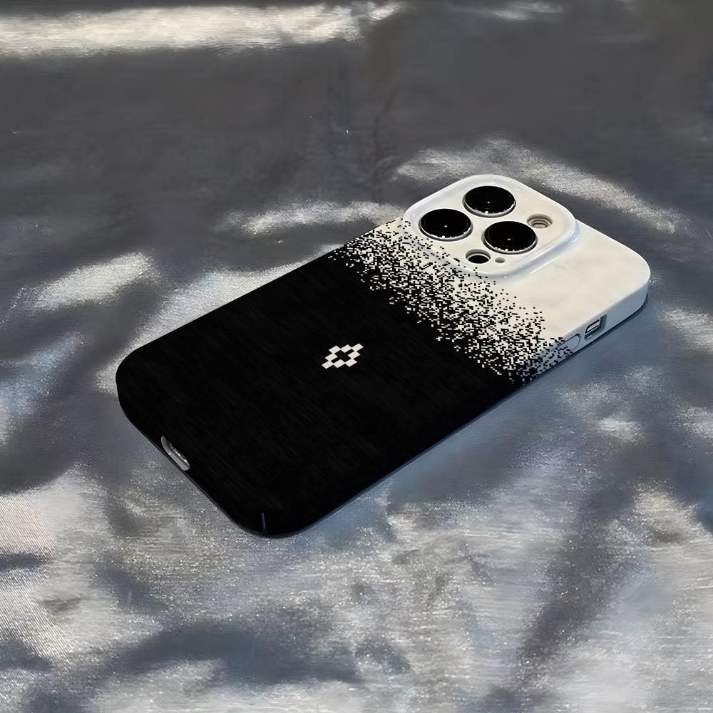 

M-MARCELO B-BURLON Phone Case For IPhone 17 Air 16 15 14 13 12 11 Pro Max 16 Plus Glossy Bumper Cover iPhone17