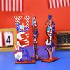 Patriotics Centerpieces 4th of Julys Sign Table Decorations for Bedroom Home