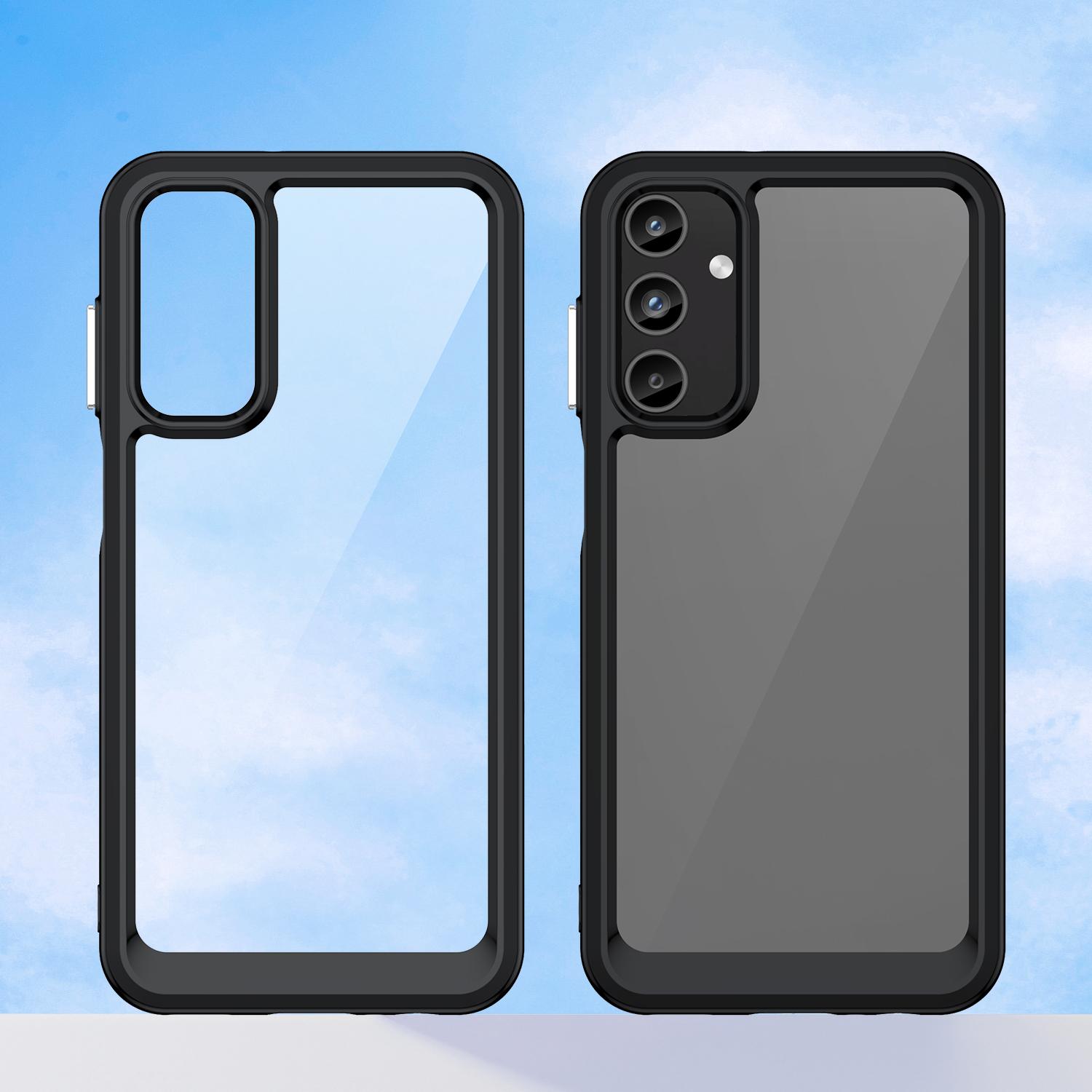 

For Samsung Galaxy A15 5G Case Anti-drop TPU+Acrylic Cell Phone Cover Blue