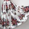 New Summer Holiday Elastic Floral Print Long Dress Women's Spaghetti Strap Cup Padded Backless A-Line Boho Midi Dress